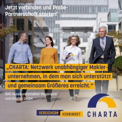 Charta Versichern-verbindet Kampagne-Probe-Partnerschaft
