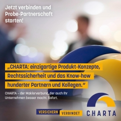 Charta Versichern-verbindet Kampagne-Probe-Partnerschaft