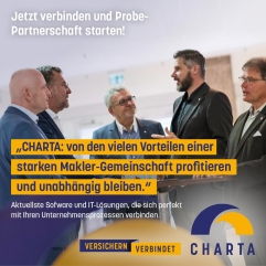 Charta Versichern-verbindet Kampagne-Probe-Partnerschaft