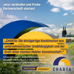 Charta Versichern-verbindet Kampagne-Probe-Partnerschaft